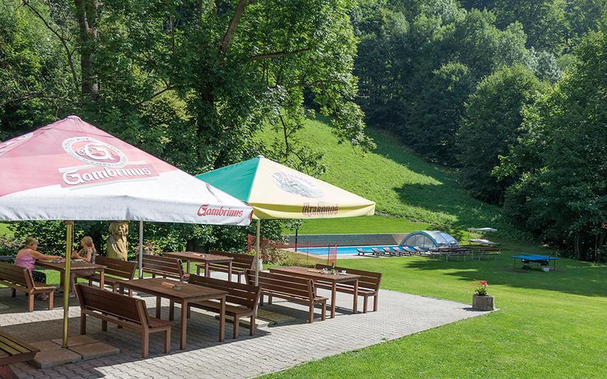 Pension & Restaurace Zeleny Mlyn Žacléř Kültér fotó